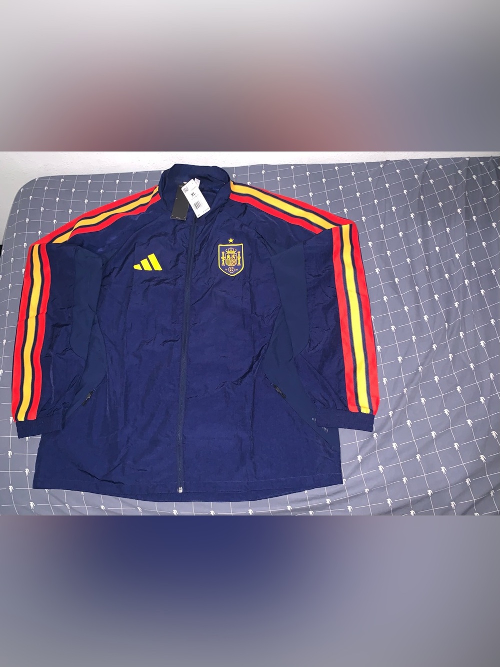 Adidas Spain Home Anthem Jacket JZ2253 Size: X-Large
